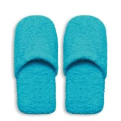 Ciabatte in spugna, 100% cotone, misura l/xl, azzurro