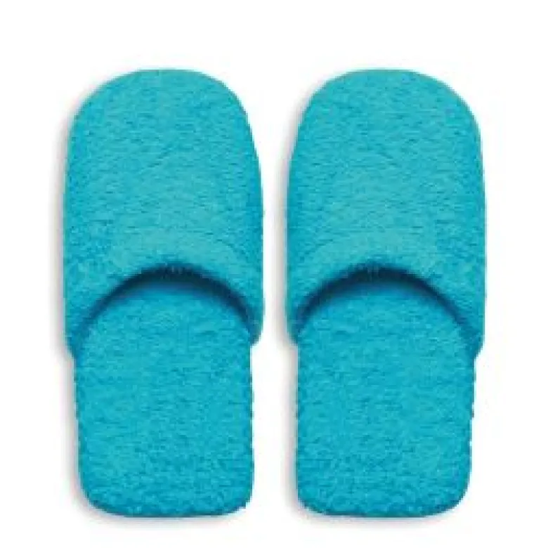 Ciabatte in spugna, 100% cotone, misura l/xl, azzurro