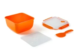 Contenitore cuoci riso con coperchio, con valvola