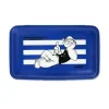 Contenitore portapranzo con posate, braccio di ferro, blu