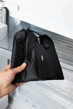 Copribottiglia refrigerato, a cappuccio, colore nero