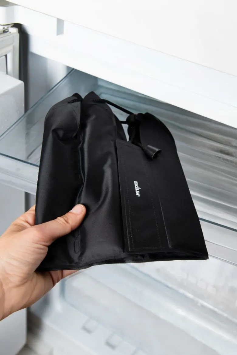 Copribottiglia refrigerato, a cappuccio, colore nero
