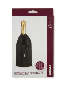Copribottiglia refrigerato, a cappuccio, colore nero