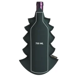 Copribottiglia termico natalizio, albero, in neoprene