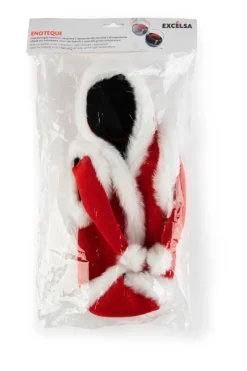 Copribottiglia termico natalizio, babbo natale, in neoprene