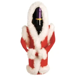 Copribottiglia termico natalizio, babbo natale, in neoprene