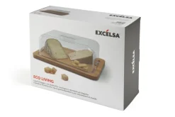 Copriformaggio in bambù con coperchio