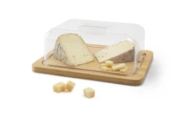 Copriformaggio in bambù con coperchio