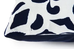 Cuscino decorativo, bianco/blu, 45x45 cm