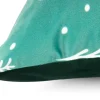 Cuscino decorativo, gnomo verde, natalizio, 45x45 cm