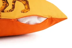 Cuscino decorativo, multicolore, tigre/palma, 45x45 cm