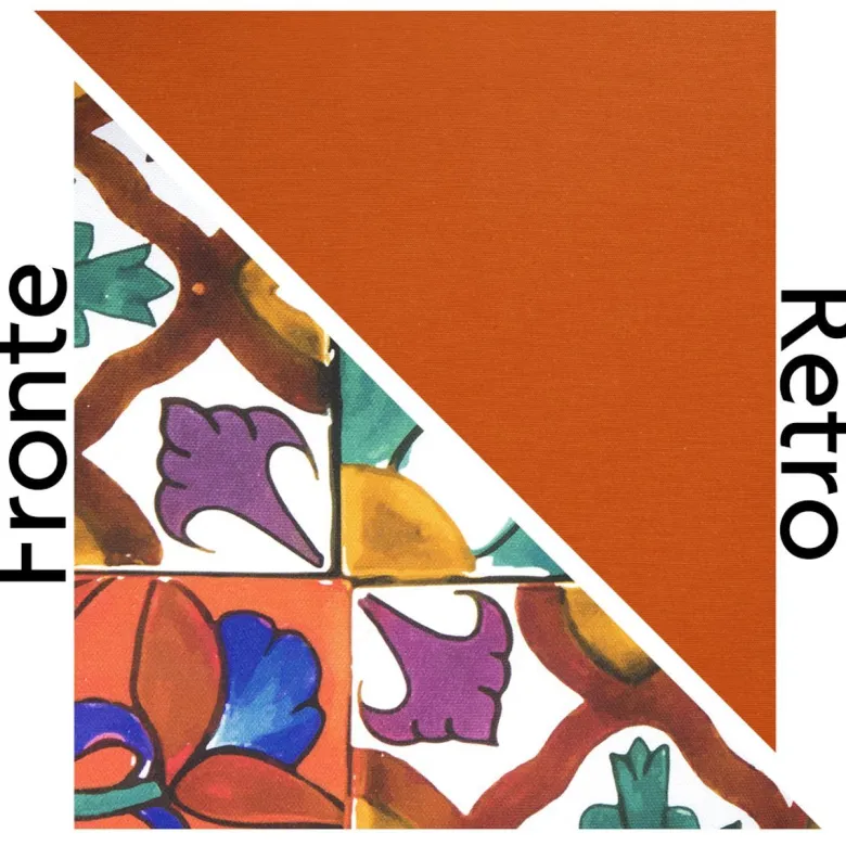 Cuscino decorativo, multicolore, maioliche, 45x45 cm