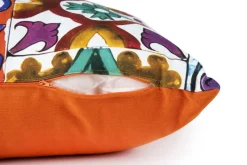 Cuscino decorativo, multicolore, maioliche, 45x45 cm