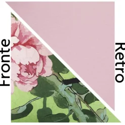Cuscino decorativo, orientale, con fiori, 45x45 cm