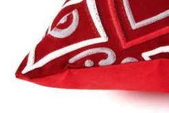 Cuscino decorativo, rosso, 45x45 cm