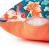 Cuscino decorativo, stile cinese, blu, 45x30 cm