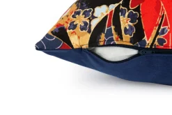 Cuscino decorativo, stile giapponese, geisha, 45x45 cm