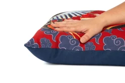 Cuscino decorativo, stile giapponese, geisha, 45x45 cm