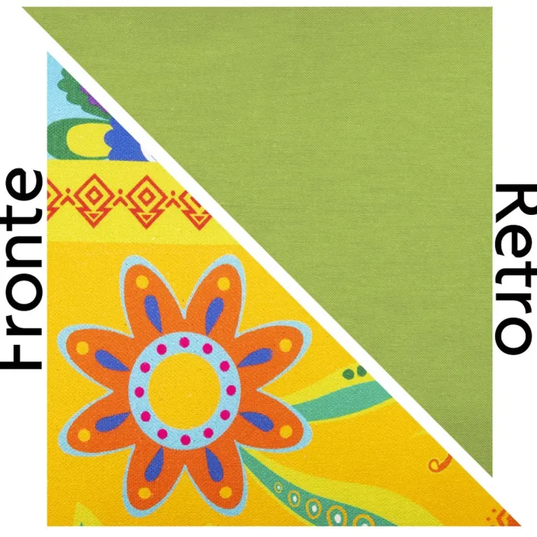 Cuscino decorativo, stile gipsy, multicolore, 45x30 cm
