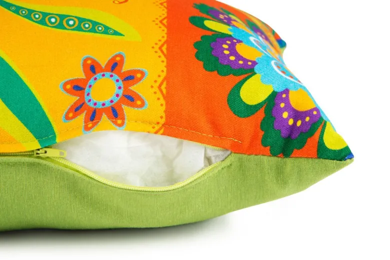 Cuscino decorativo, stile gipsy, multicolore, 45x30 cm