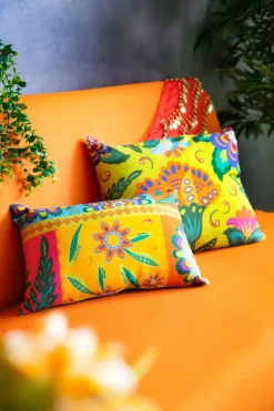 Cuscino decorativo, stile gipsy, multicolore, 45x30 cm