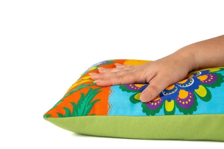 Cuscino decorativo, stile gipsy, multicolore, 45x30 cm