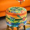 Cuscino decorativo, stile gipsy, verde, 50x40 cm