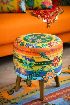 Cuscino decorativo, stile gipsy, verde, 50x40 cm