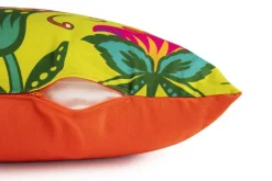 Cuscino decorativo, stile gipsy, verde, 50x40 cm