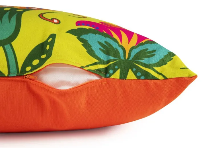 Cuscino decorativo, stile gipsy, verde, 50x40 cm