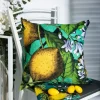 Cuscino decorativo, stile limoni, 45x45 cm