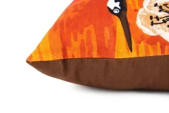 Cuscino decorativo, stile orientale, aironi, 45x45 cm