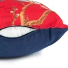 Cuscino decorativo, stile orientale, carpe, 45x30 cm