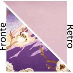 Cuscino decorativo, stile orientale, monte fuji, 50x40 cm