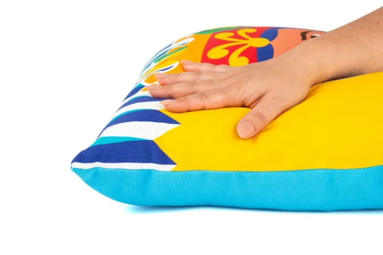 Cuscino decorativo, stile siciliano, re, 45x45 cm