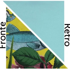 Cuscino decorativo, stile tropicale pesci, 45x30 cm
