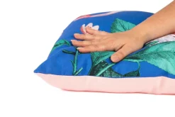 Cuscino decorativo, stile tropicale fenicottero, 45x45 cm