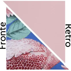 Cuscino decorativo, stile tropicale fenicottero, 45x45 cm