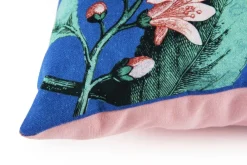 Cuscino decorativo, stile tropicale fenicottero, 45x45 cm