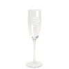 Flute, 6 pezzi, vetro, trasparente con decoro