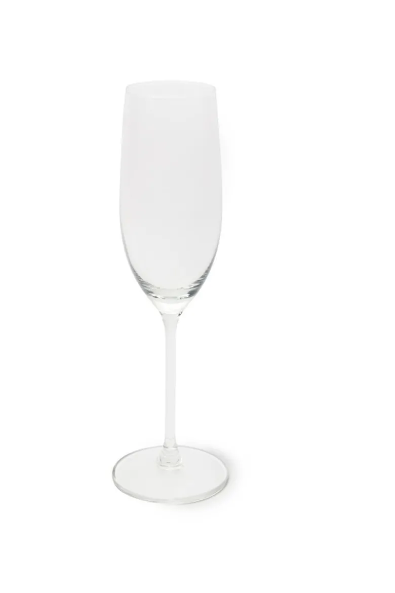 Flute spumante, 6 pezzi, vetro trasparente