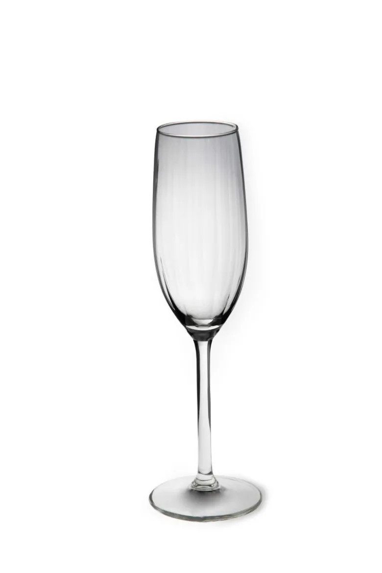 Flute spumante, 6 pezzi, vetro trasparente