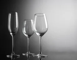 Flute spumante, 6 pezzi, vetro trasparente
