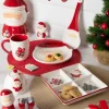 Formaggiera/zuccheriera, babbo natale, ceramica