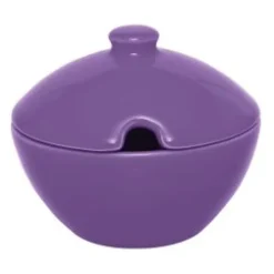 Formaggiera/zuccheriera, lilla/viola, porcellana