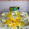 Formaggiera/zuccheriera, limone, giallo, ceramica