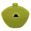Formaggiera/zuccheriera, verde, porcellana