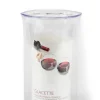 Glacette per bottiglie, plastica trasparente