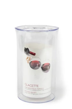 Glacette per bottiglie, plastica trasparente