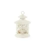 Lanterna, shabby, metallo bianco, media